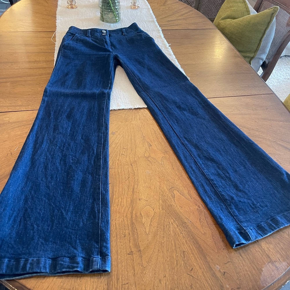 Maeve by Anthropologie flare blue jeans, size 24 - Picture 2 of 8